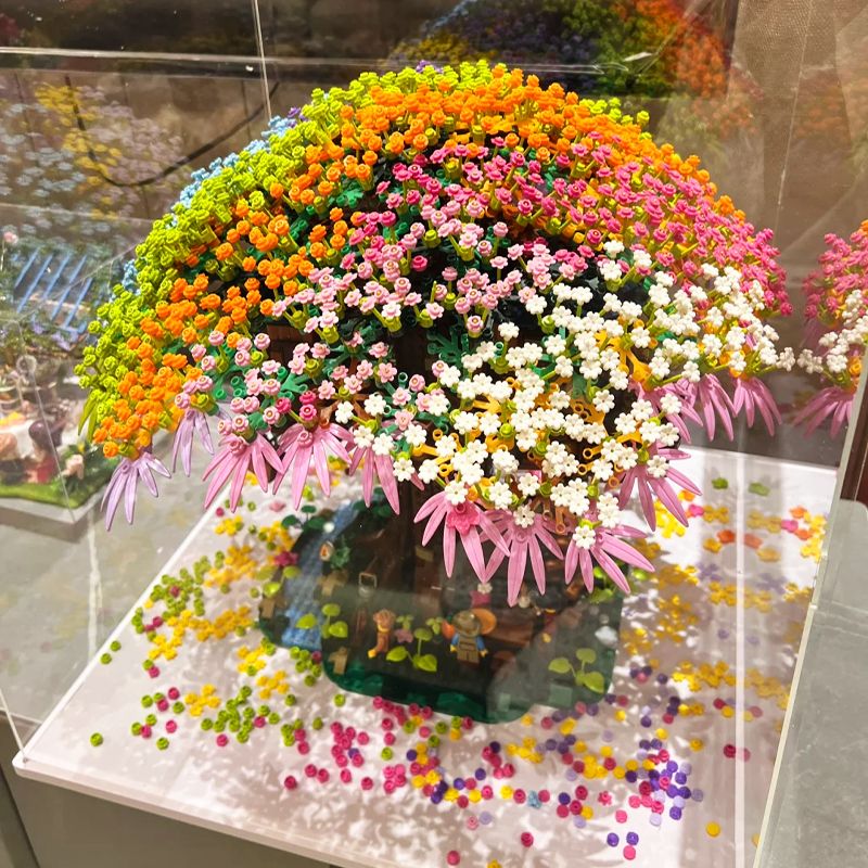 🌸 彩虹櫻花積木✨女友收到會超愛哦