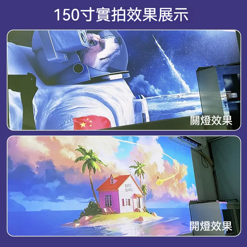 超高清便攜式投影機—家用家庭劇院/智慧投影機/臥室手機投影機