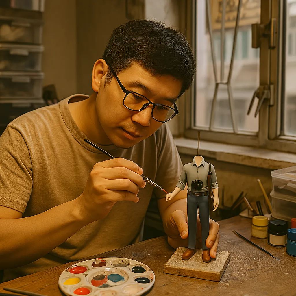 ⭐真人寫實版人像公仔——專業工藝人一對一捏製！