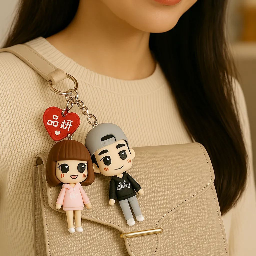 ⭐⭐訂製Q版公仔鑰匙圈——動漫化設計，專業工藝人一對一捏製！