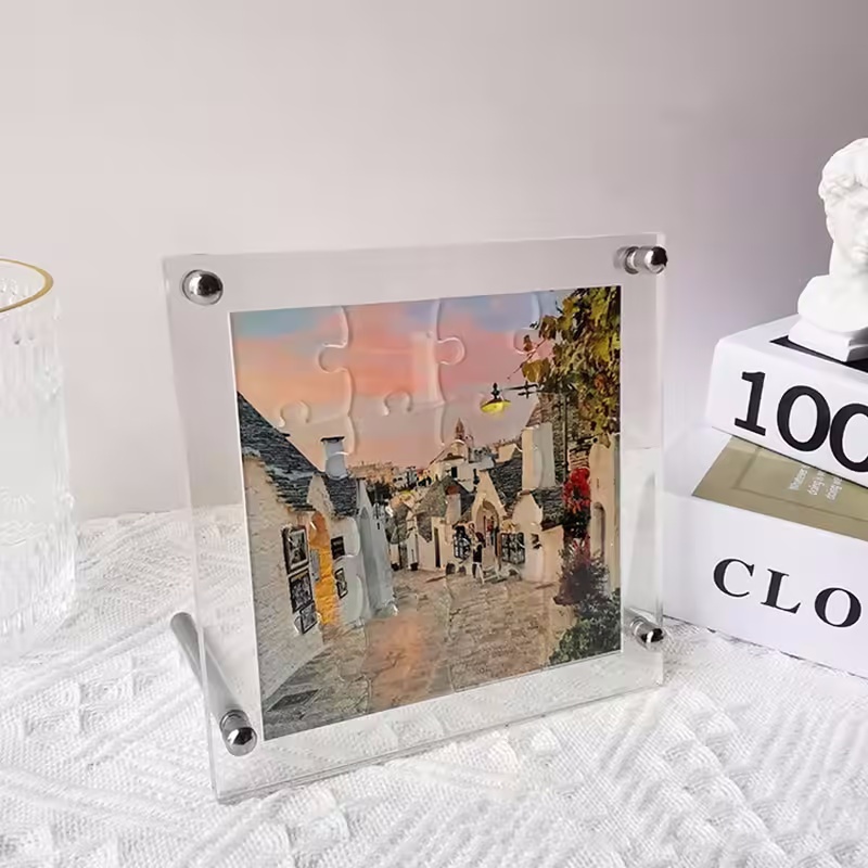 高清透明亞克力拼圖—來圖客製