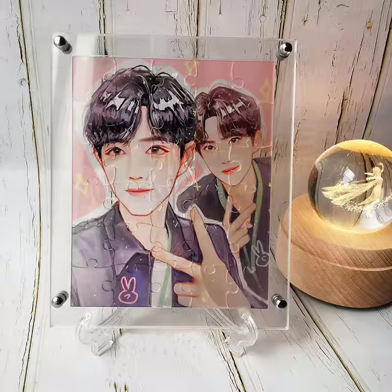 高清透明亞克力拼圖—來圖客製