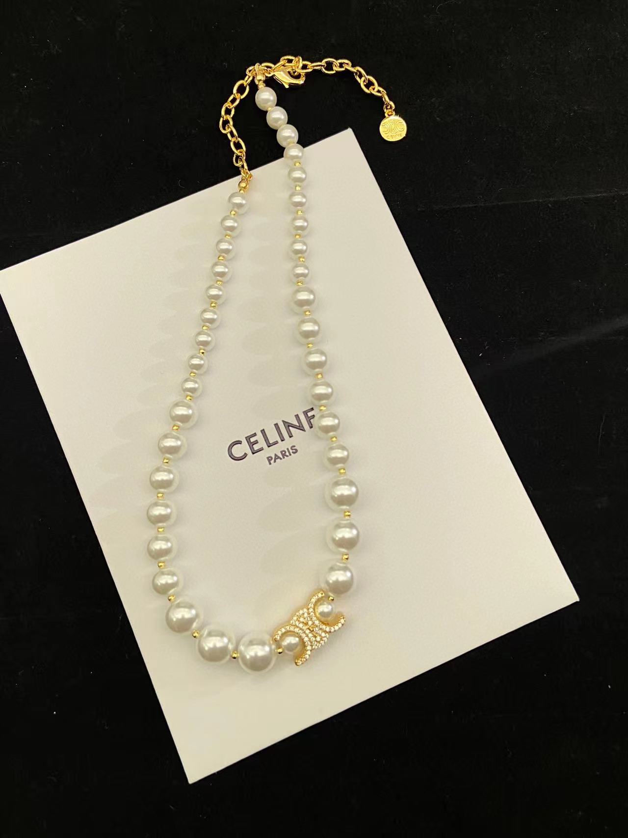 CEL1NE 凱旋門パールネックレス【50％割引+送料無料】