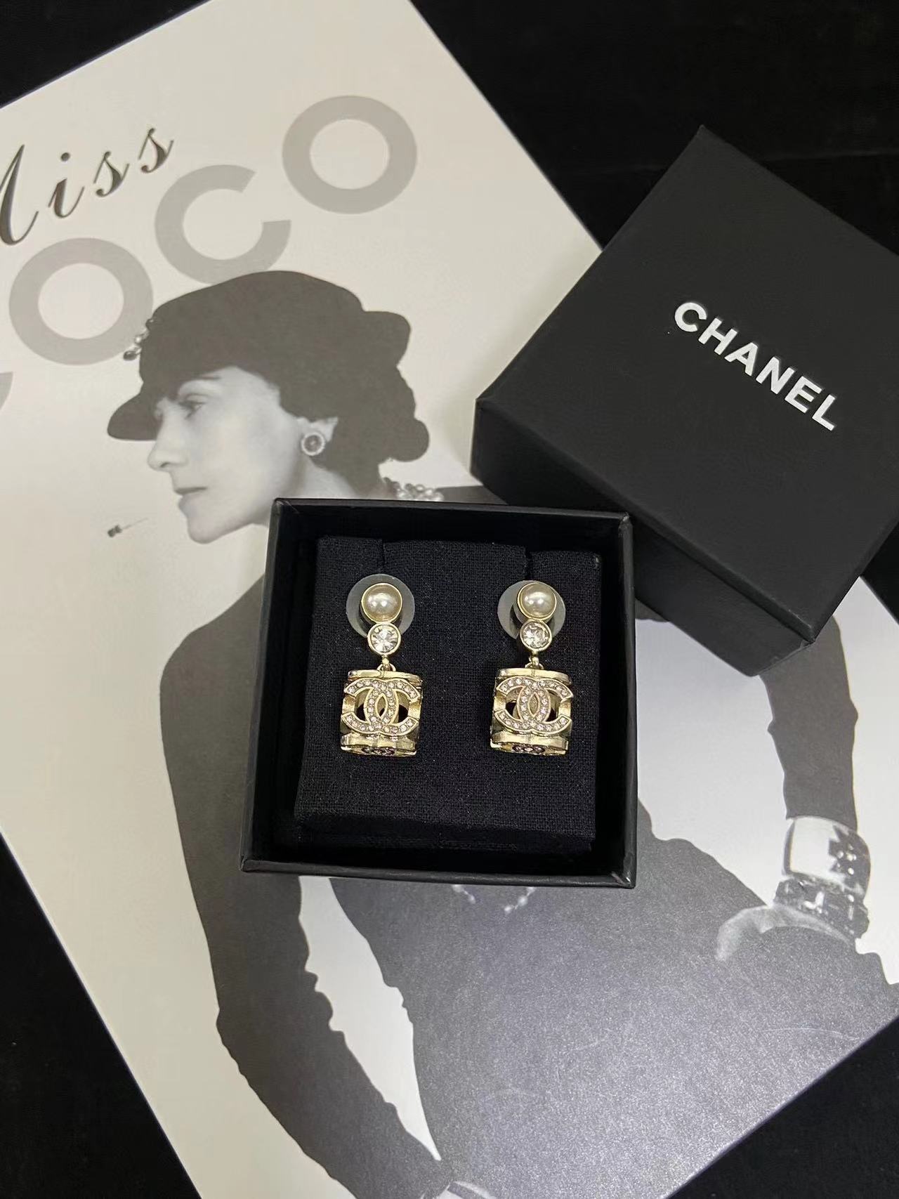 CHANE1 フルダイヤモンドダイスピアス【50％割引+送料無料】