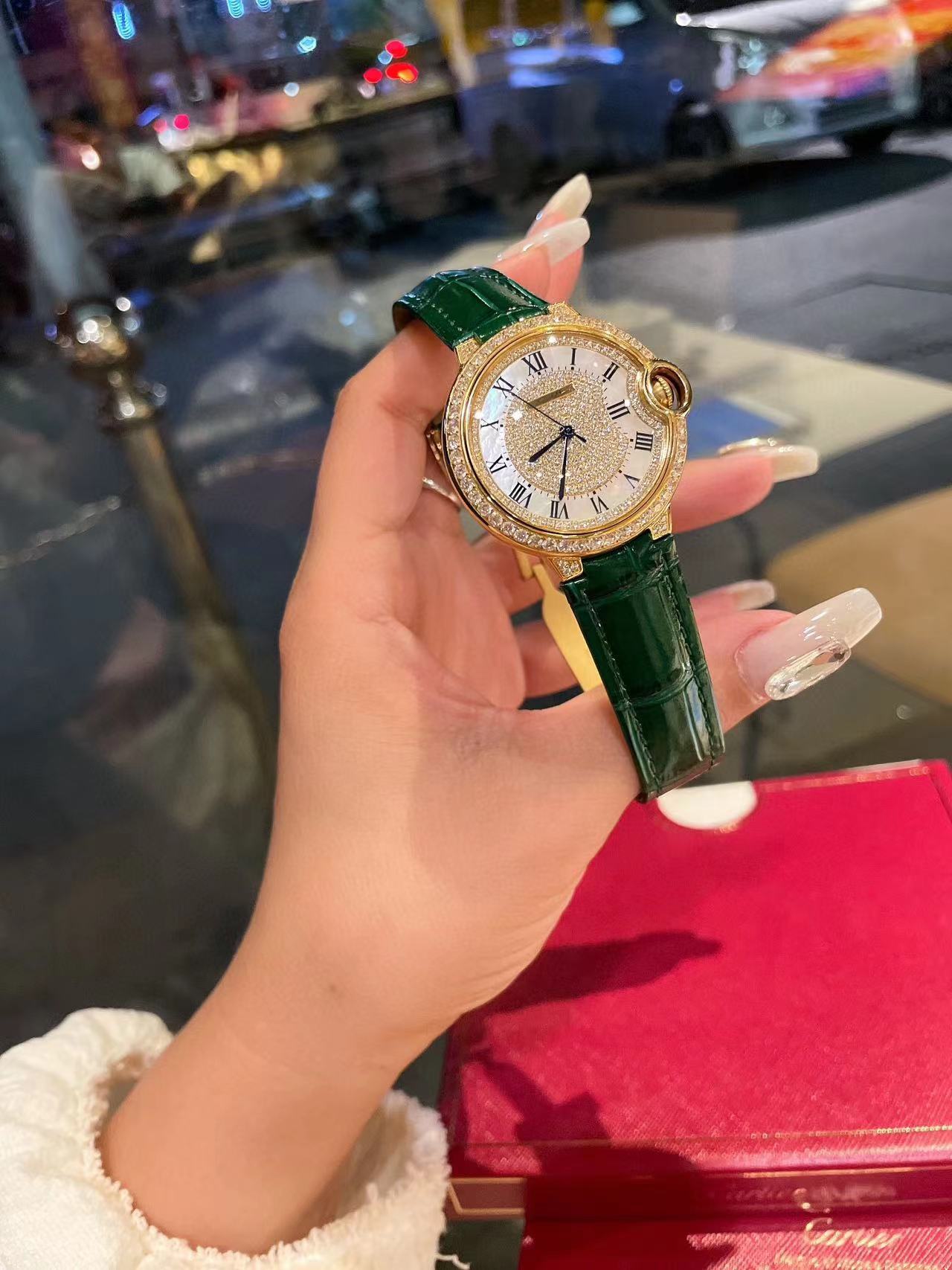 CART1ER 魚眼ガラス ダイヤモンド レディース 腕時計【50％割引+送料無料】