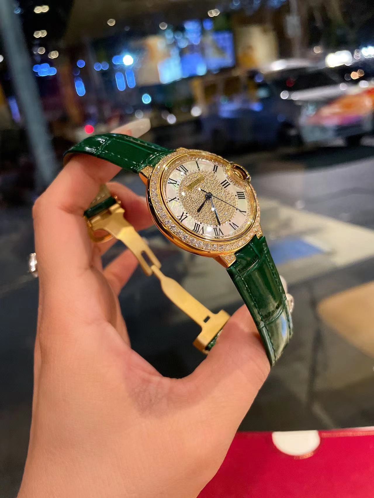 CART1ER 魚眼ガラス ダイヤモンド レディース 腕時計【50％割引+送料無料】