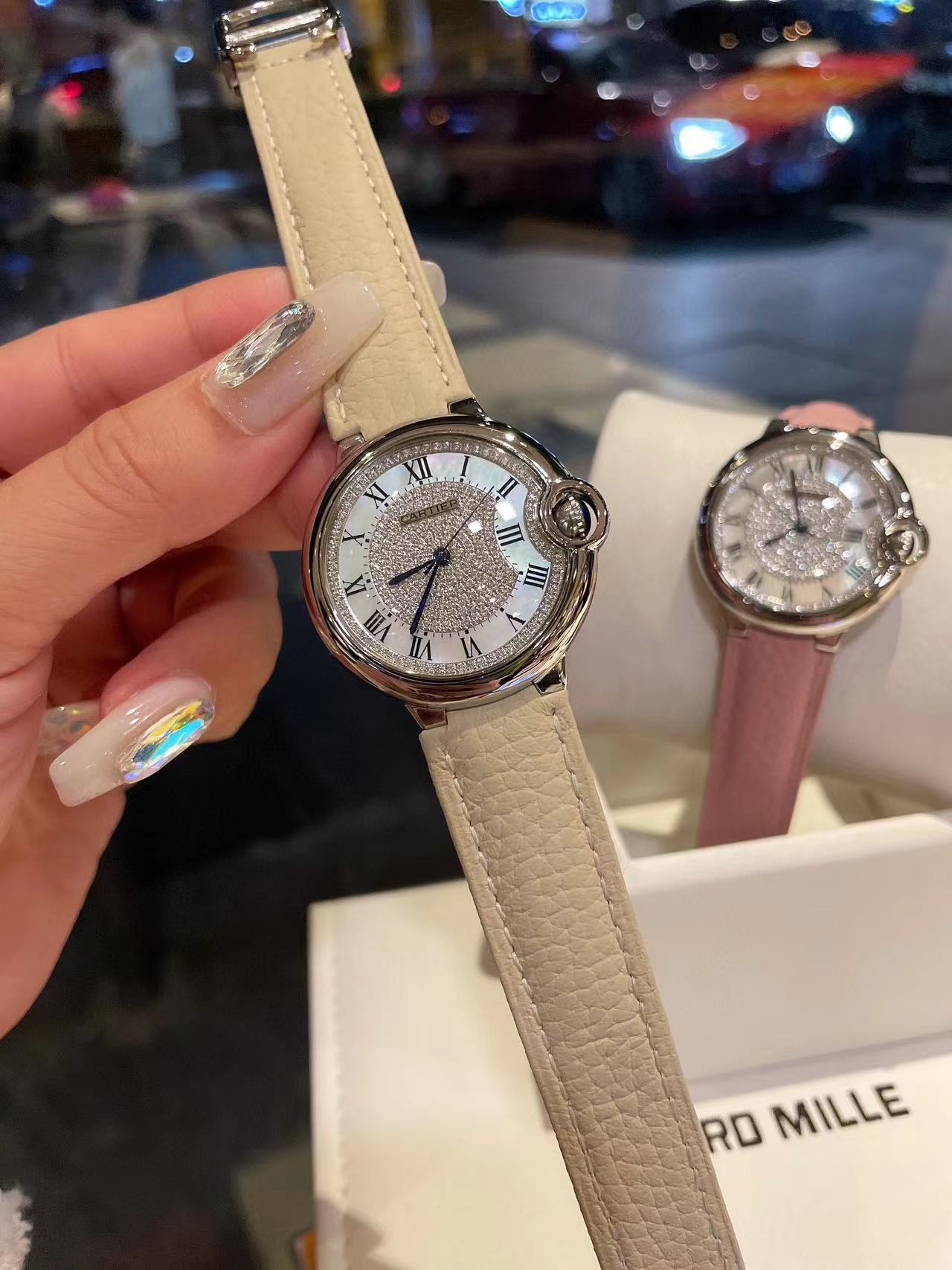 CART1ER ライチレザー レディースウォッチ【50％割引+送料無料】