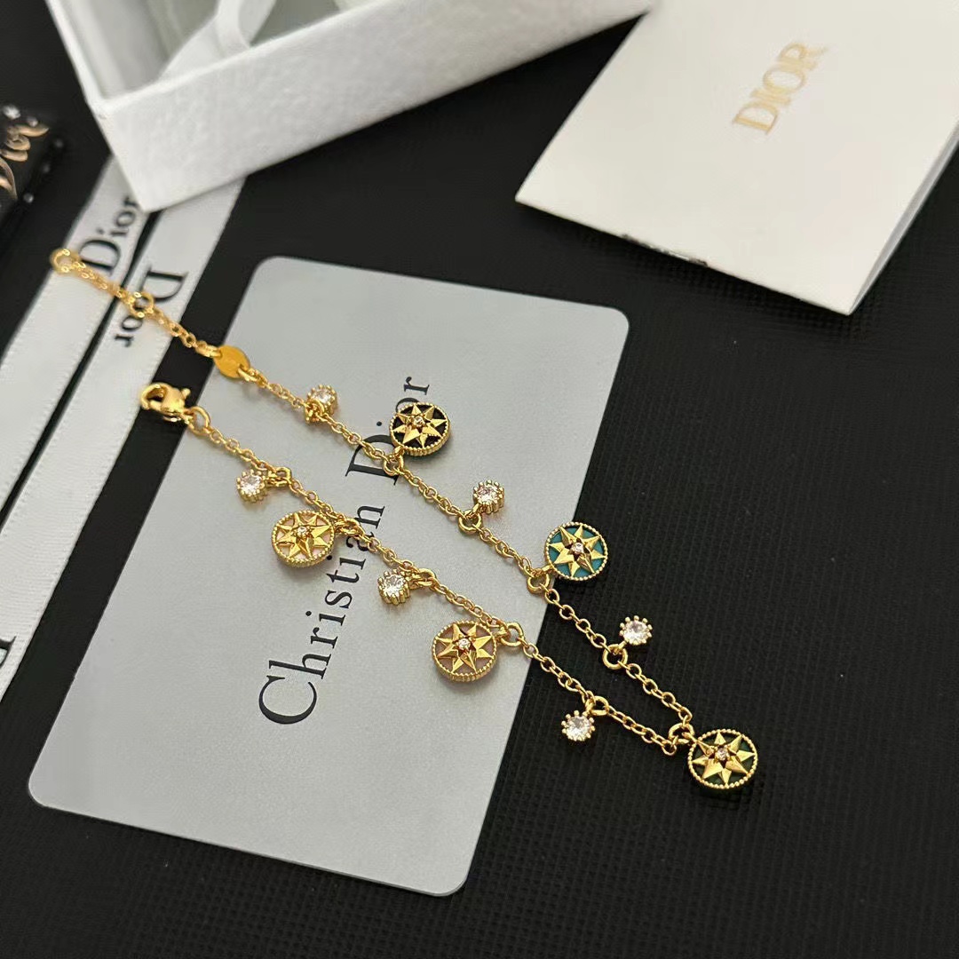 DI0R コンパス ダイヤモンド ブレスレット【50％割引+送料無料】