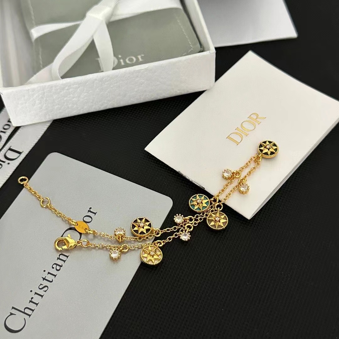 DI0R コンパス ダイヤモンド ブレスレット【50％割引+送料無料】