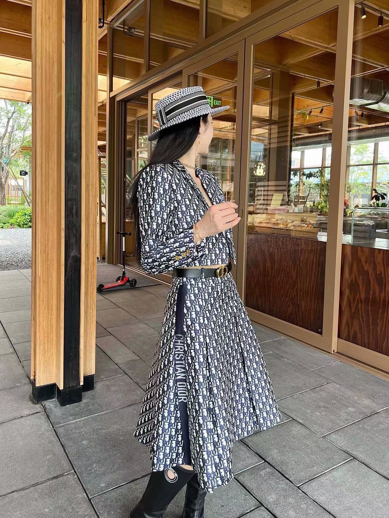 DI0R ショートジャケット+スカート 2点セット【50％割引+送料無料】