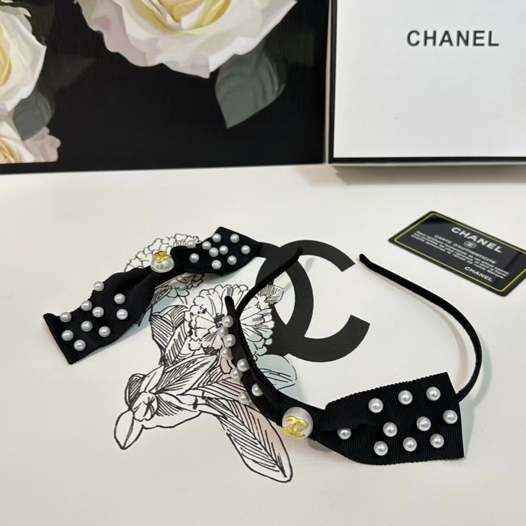 CHANE1 パールカチューシャとヘアピンの2点セット【50％割引+送料無料】