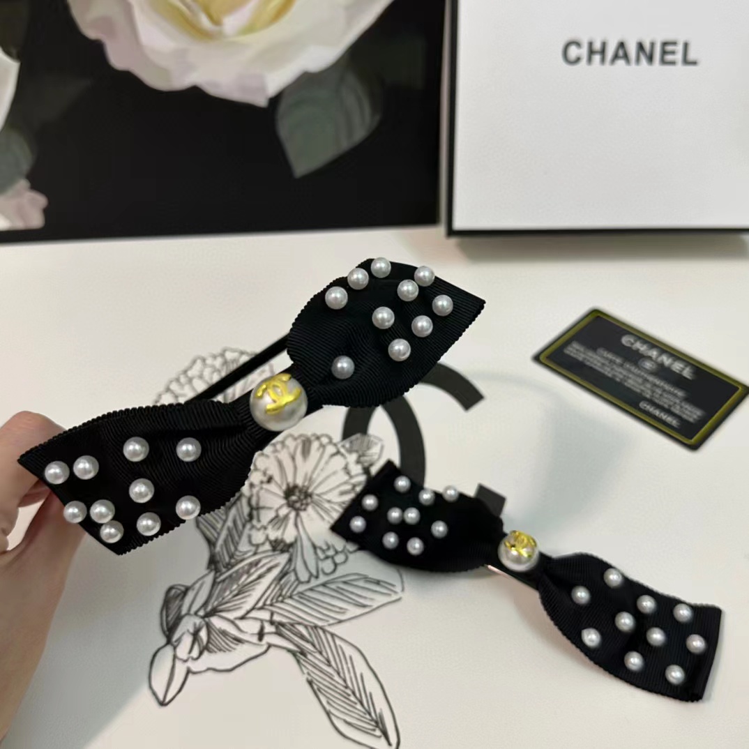 CHANE1 パールカチューシャとヘアピンの2点セット【50％割引+送料無料】