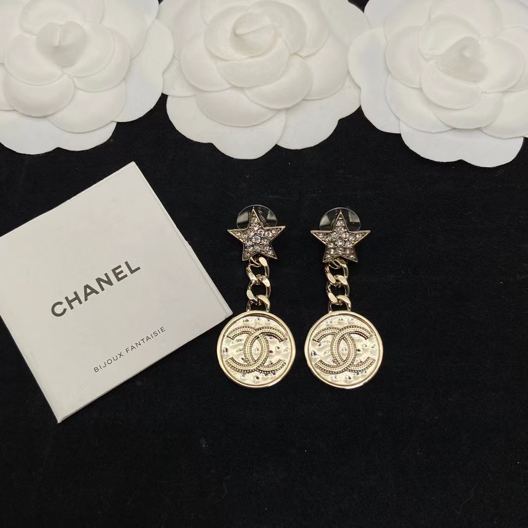 CHANE1 23b金貨五芒星ピアス【50％割引+送料無料】