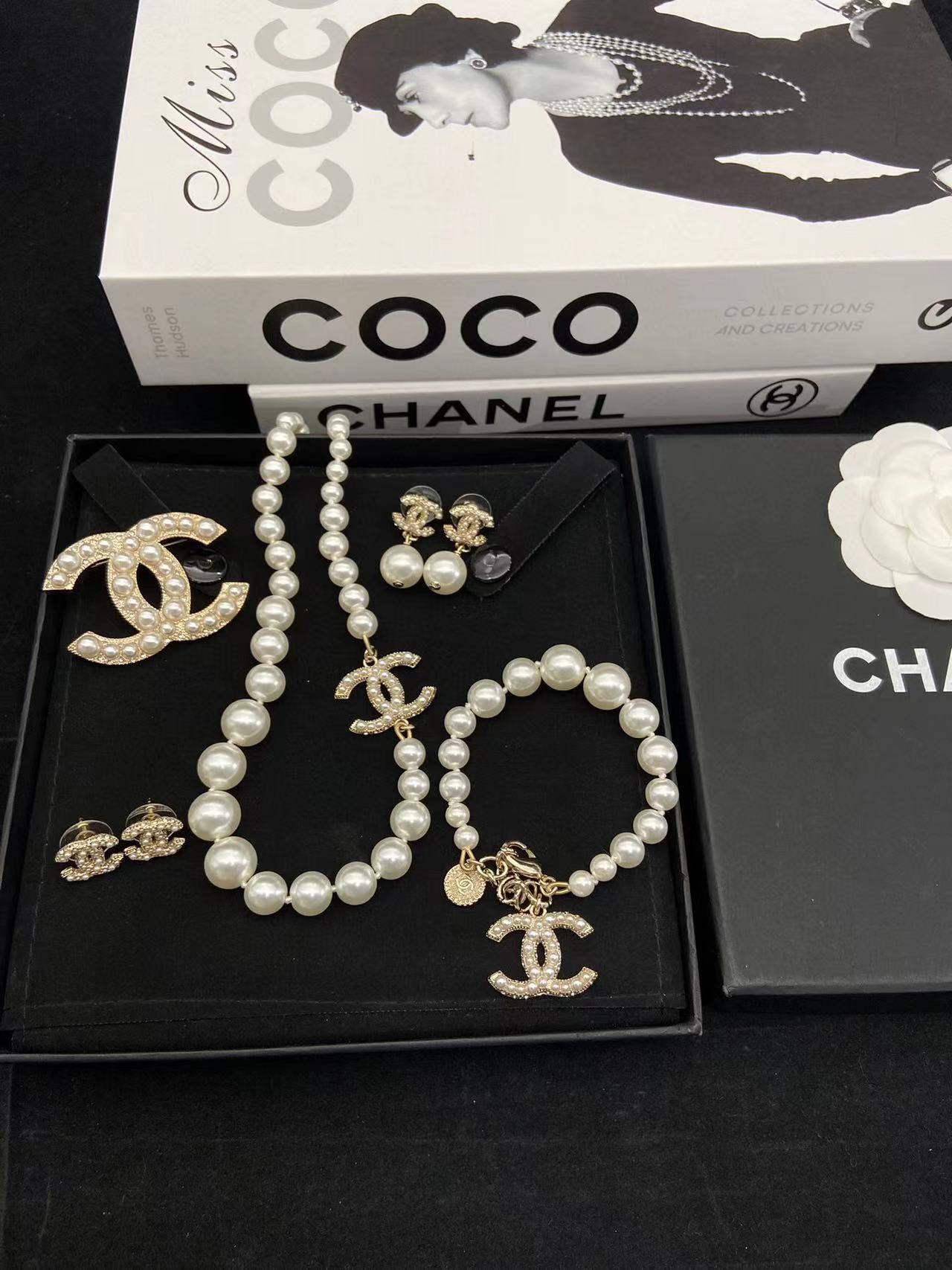 CHANE1 パール＆ダイヤモンド 5点セット【50％割引+送料無料】