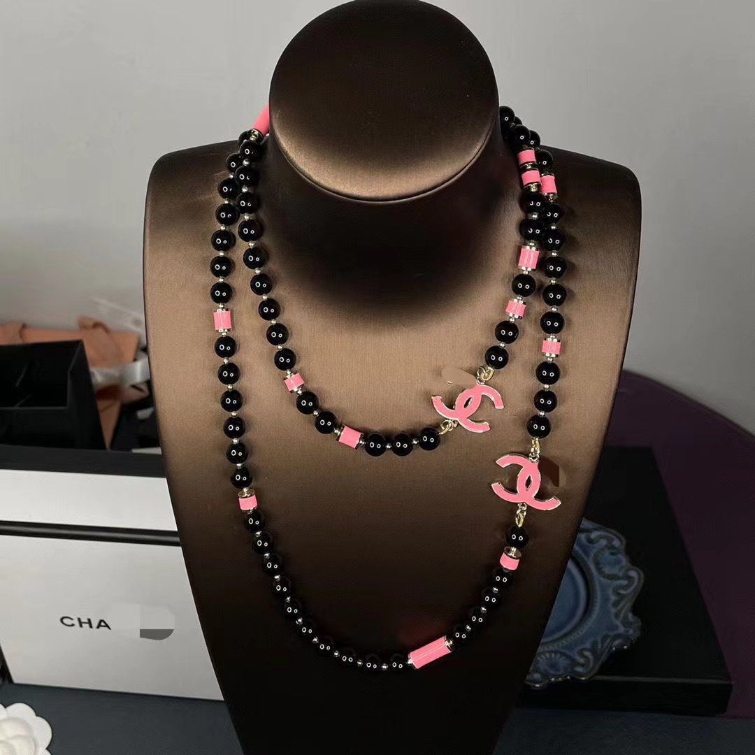 CHANE1 ブラックパールセーターチェーン【50％割引+送料無料】