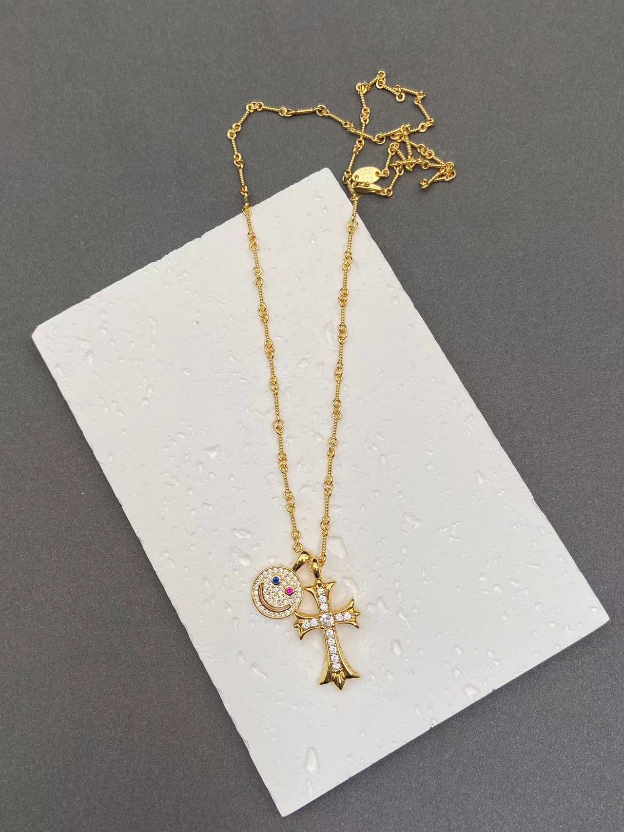 Chr0me Hearts 笑顔のネックレス【 50％割引+送料無料】