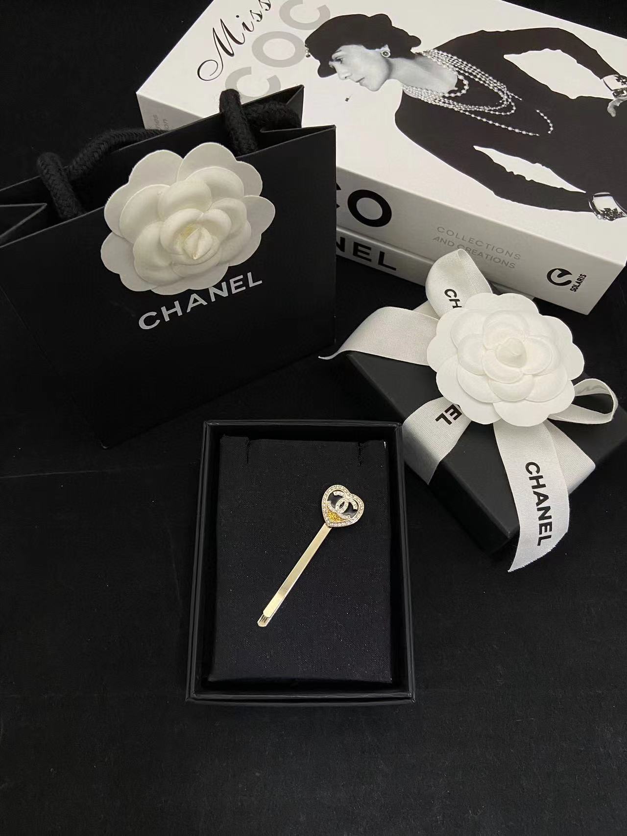 CHANE1 23b ピーチハート ヘアクリップ【 50％割引+送料無料】