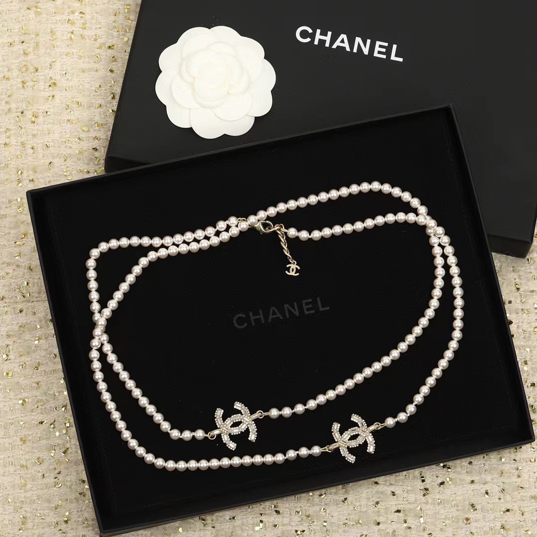 CHANE1 22K ダブル C セーター チェーン【50％割引+送料無料】