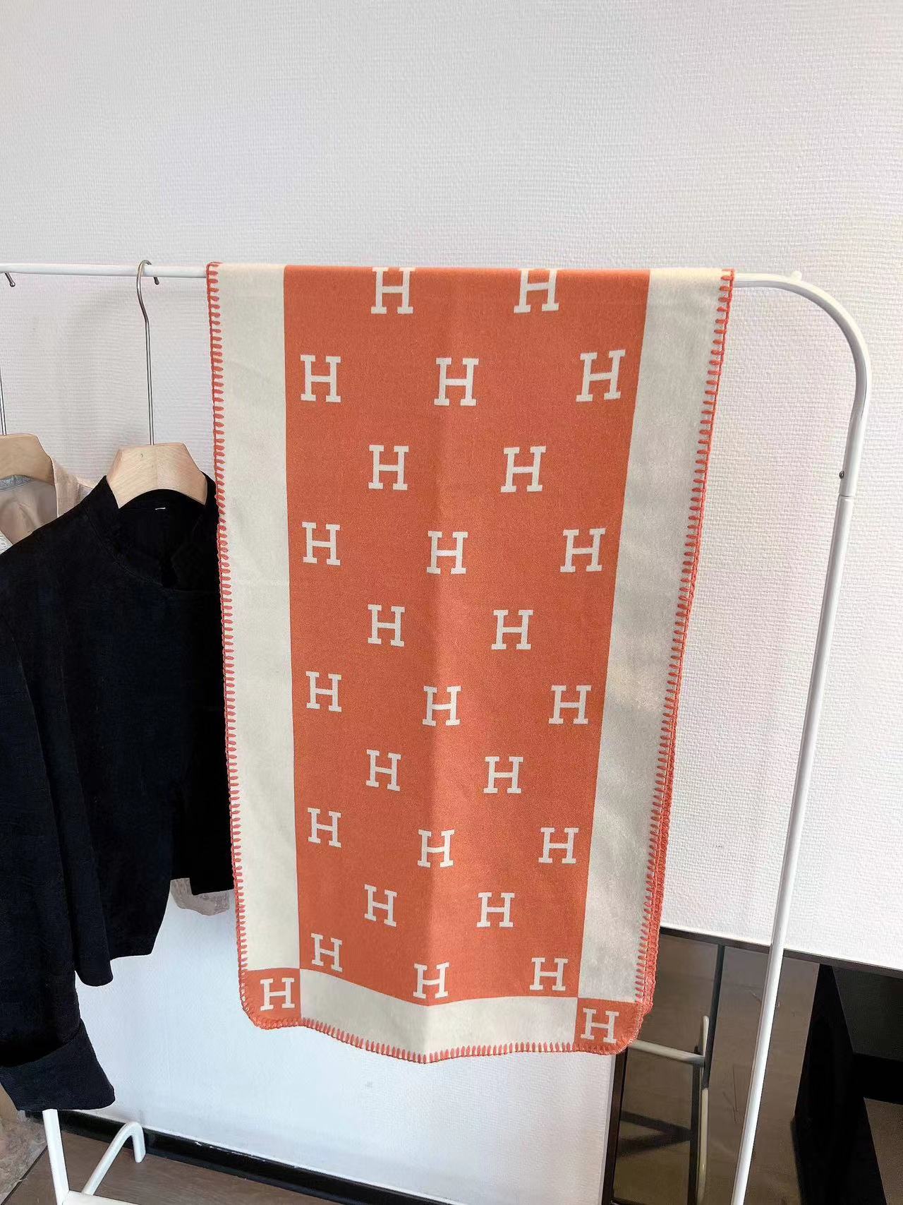 HERME5 H シンプルスカーフ【50％割引+送料無料】