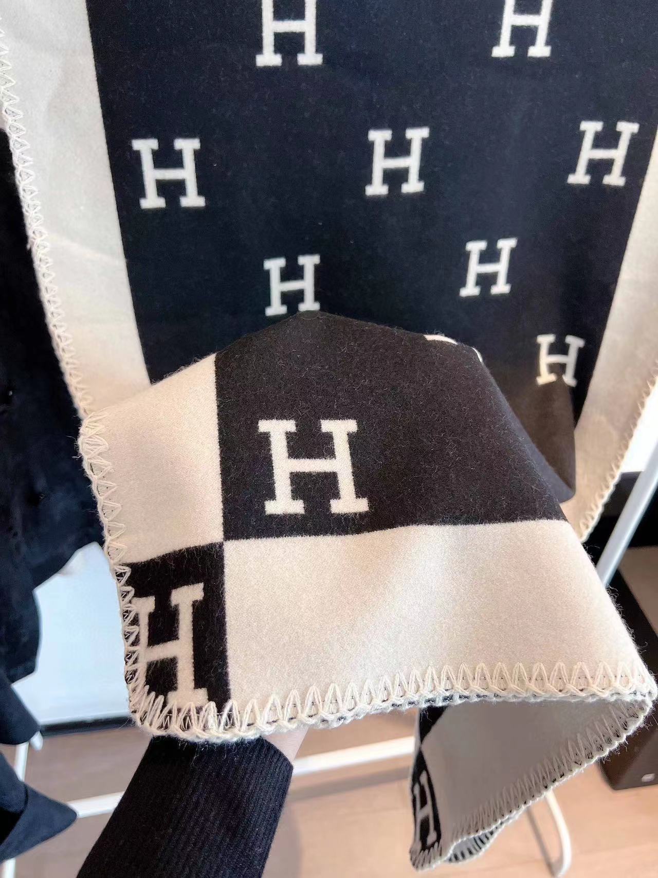 HERME5 H シンプルスカーフ【50％割引+送料無料】