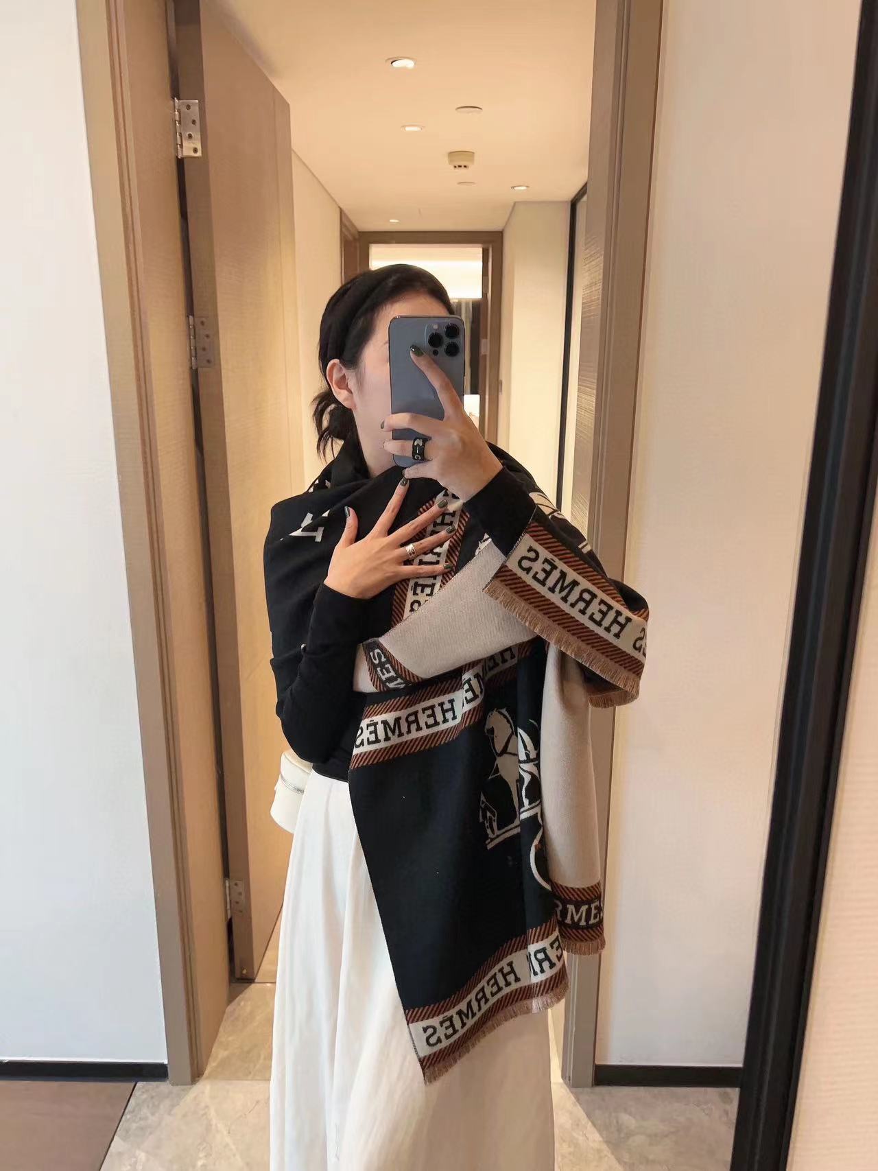 HERME5 ポニー クラシックスカーフ【50％割引+送料無料】