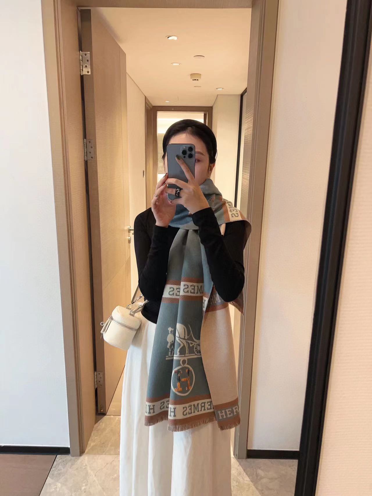 HERME5 ポニー クラシックスカーフ【50％割引+送料無料】