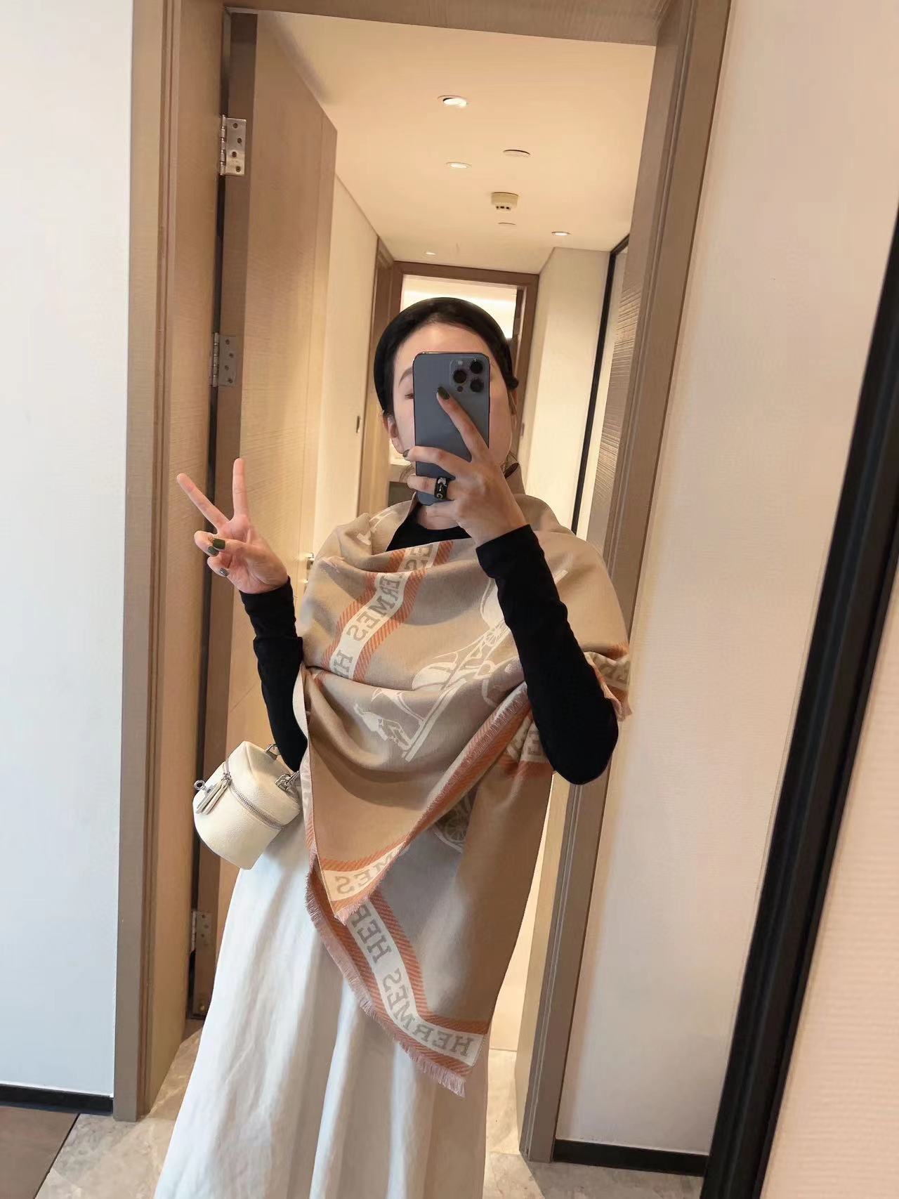 HERME5 ポニー クラシックスカーフ【50％割引+送料無料】