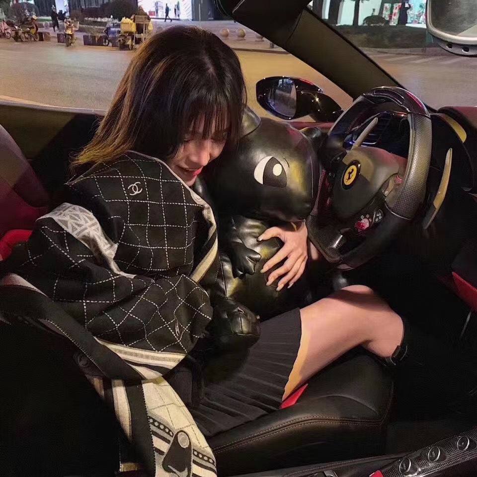 CHANE1 ダブルCレターカラーブロックスカーフ【50％割引+送料無料】