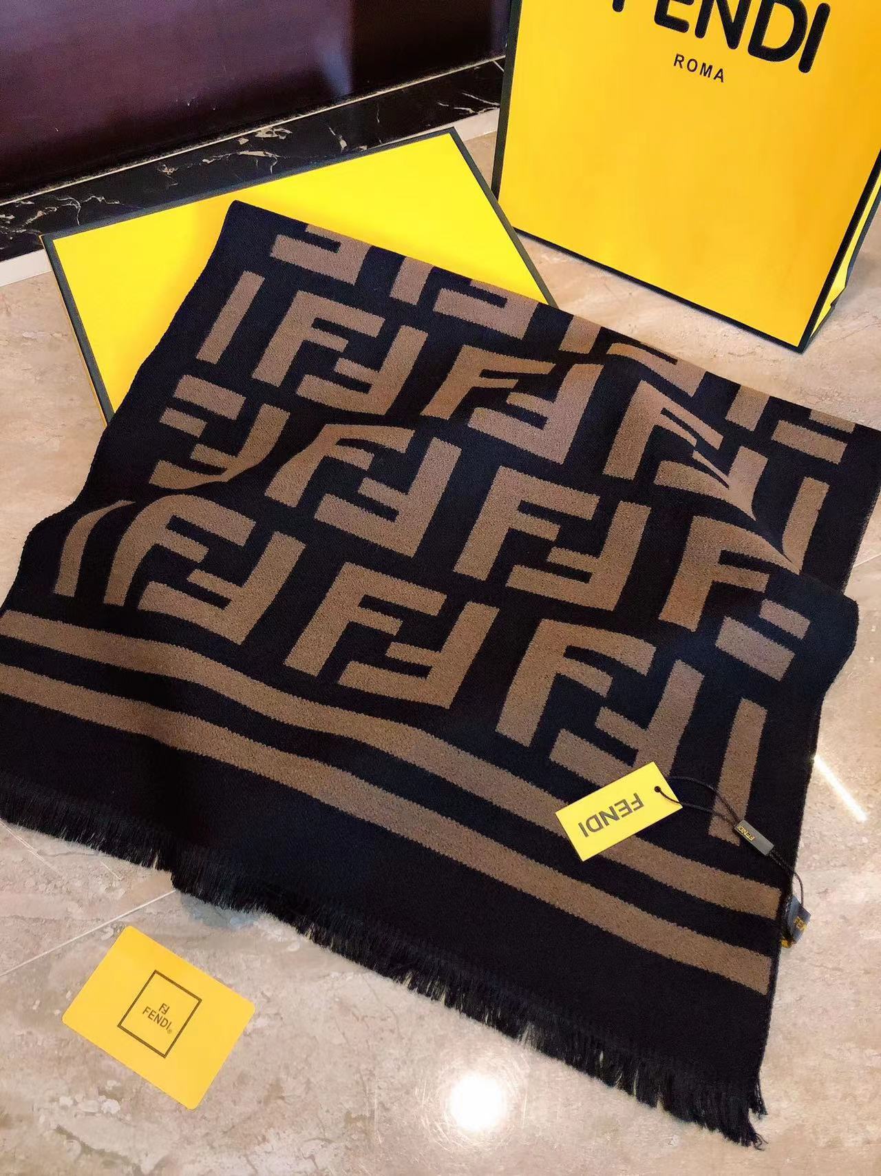 FEND1 FF カシミアスカーフ【50％割引+送料無料】