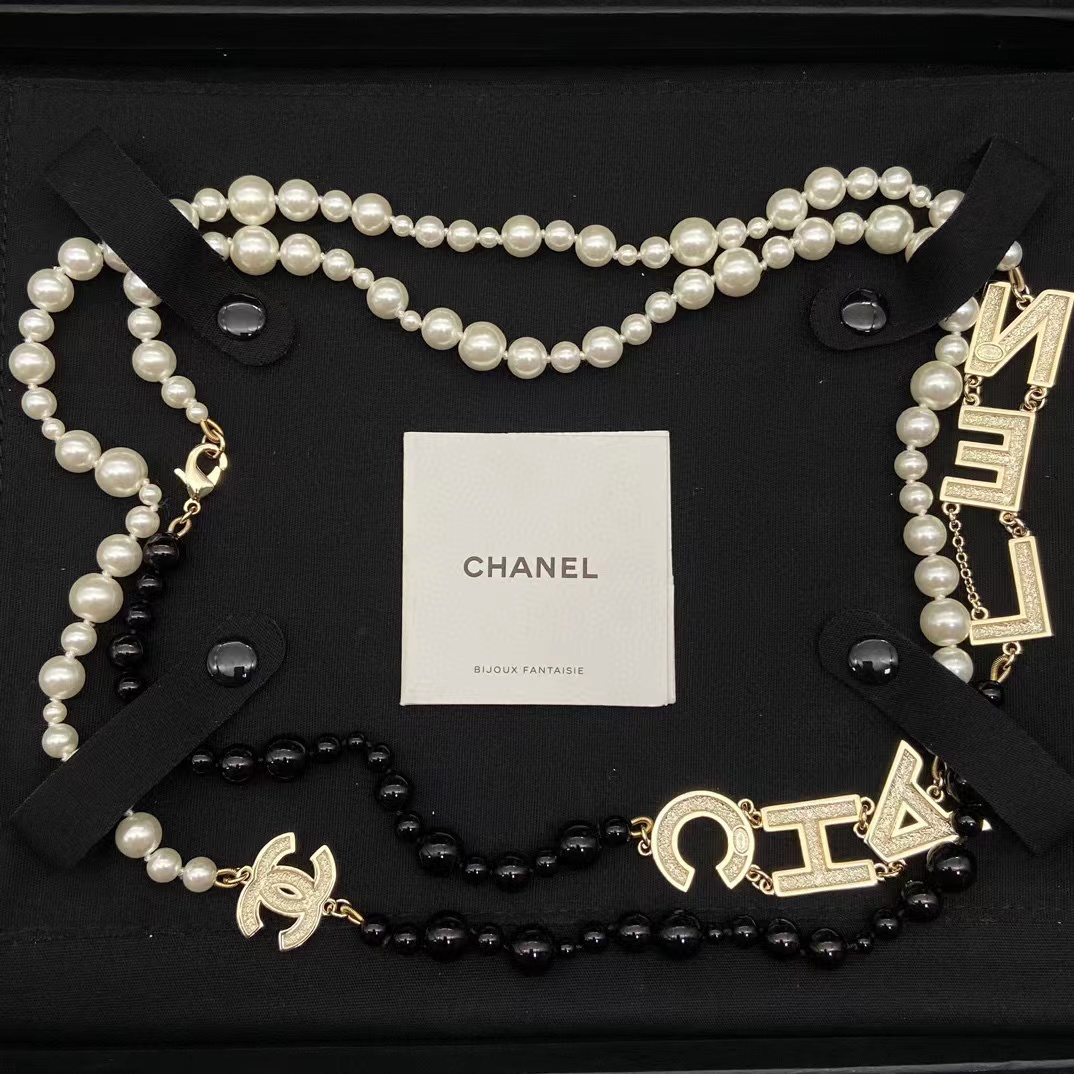 CHANE1 白黒パンダセーターチェーン【50％割引+送料無料】