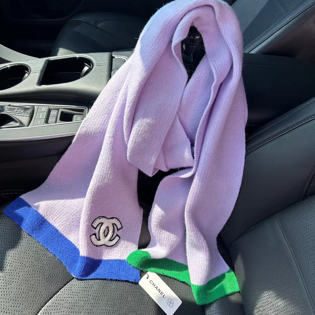 CHANE1 シンプルロゴスカーフ【50％割引+送料無料】