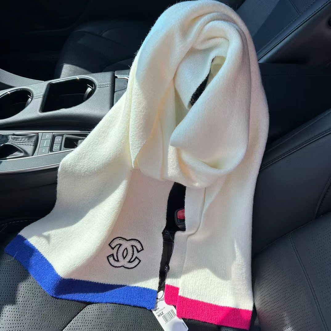 CHANE1 シンプルロゴスカーフ【50％割引+送料無料】