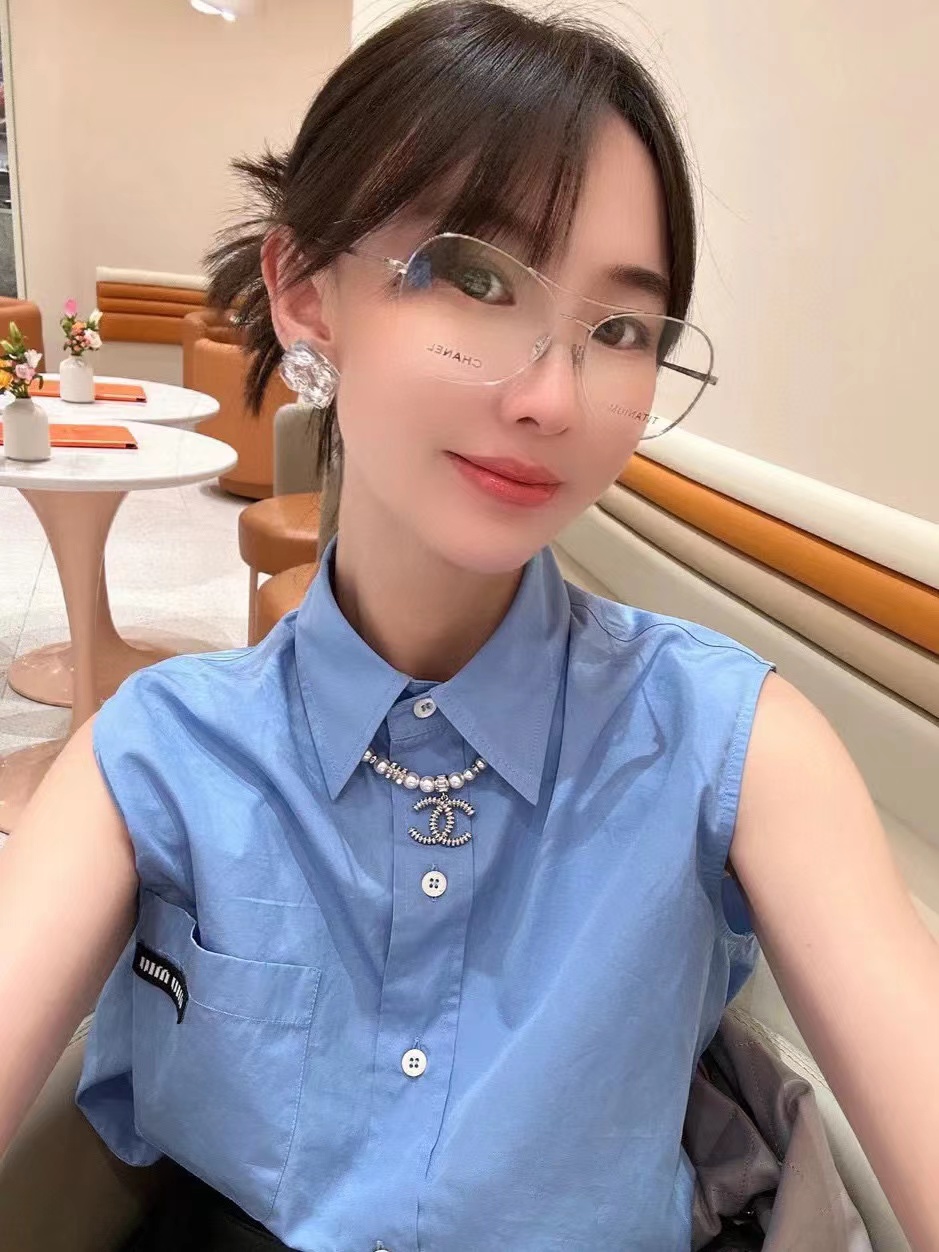 CHANE1 ダイヤモンド ダブルC パール ネックレス【50％割引+送料無料】