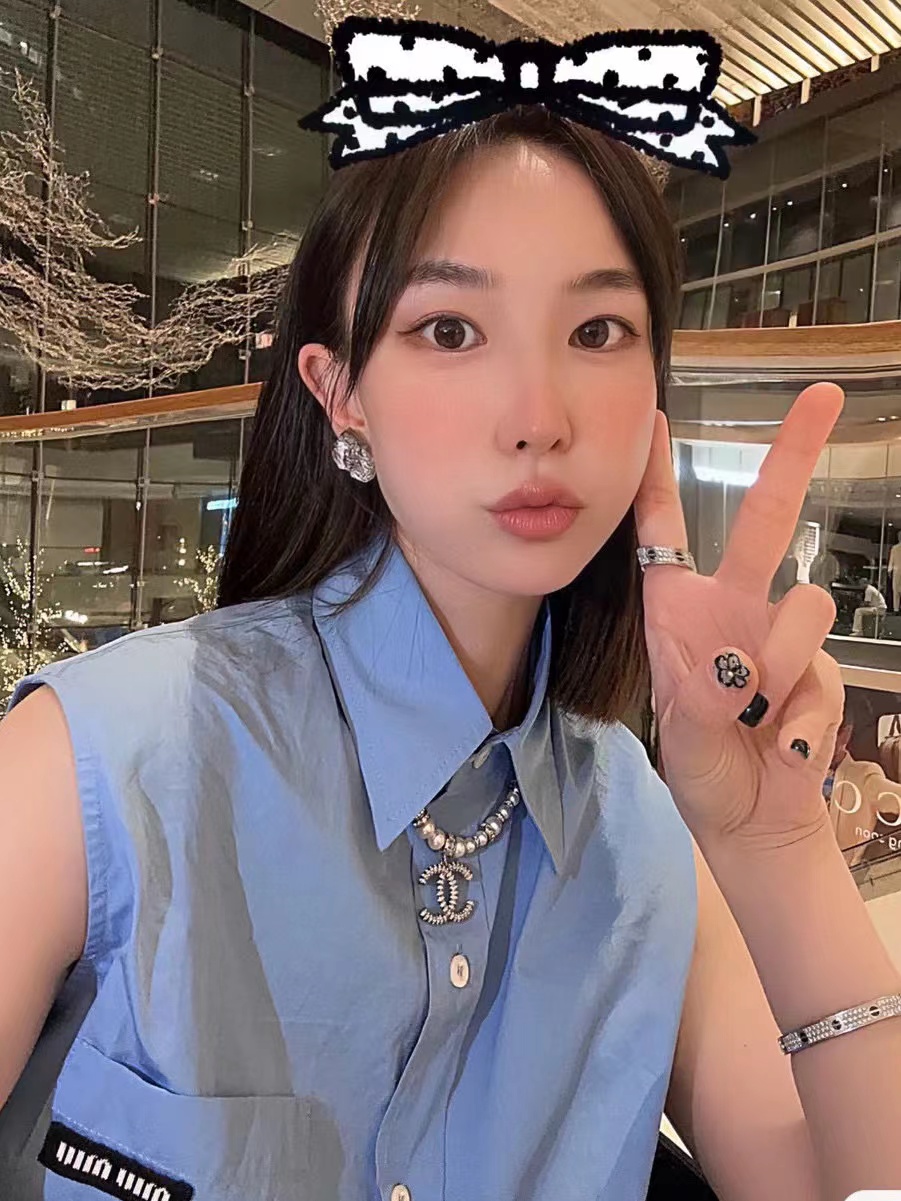 CHANE1 ダイヤモンド ダブルC パール ネックレス【50％割引+送料無料】