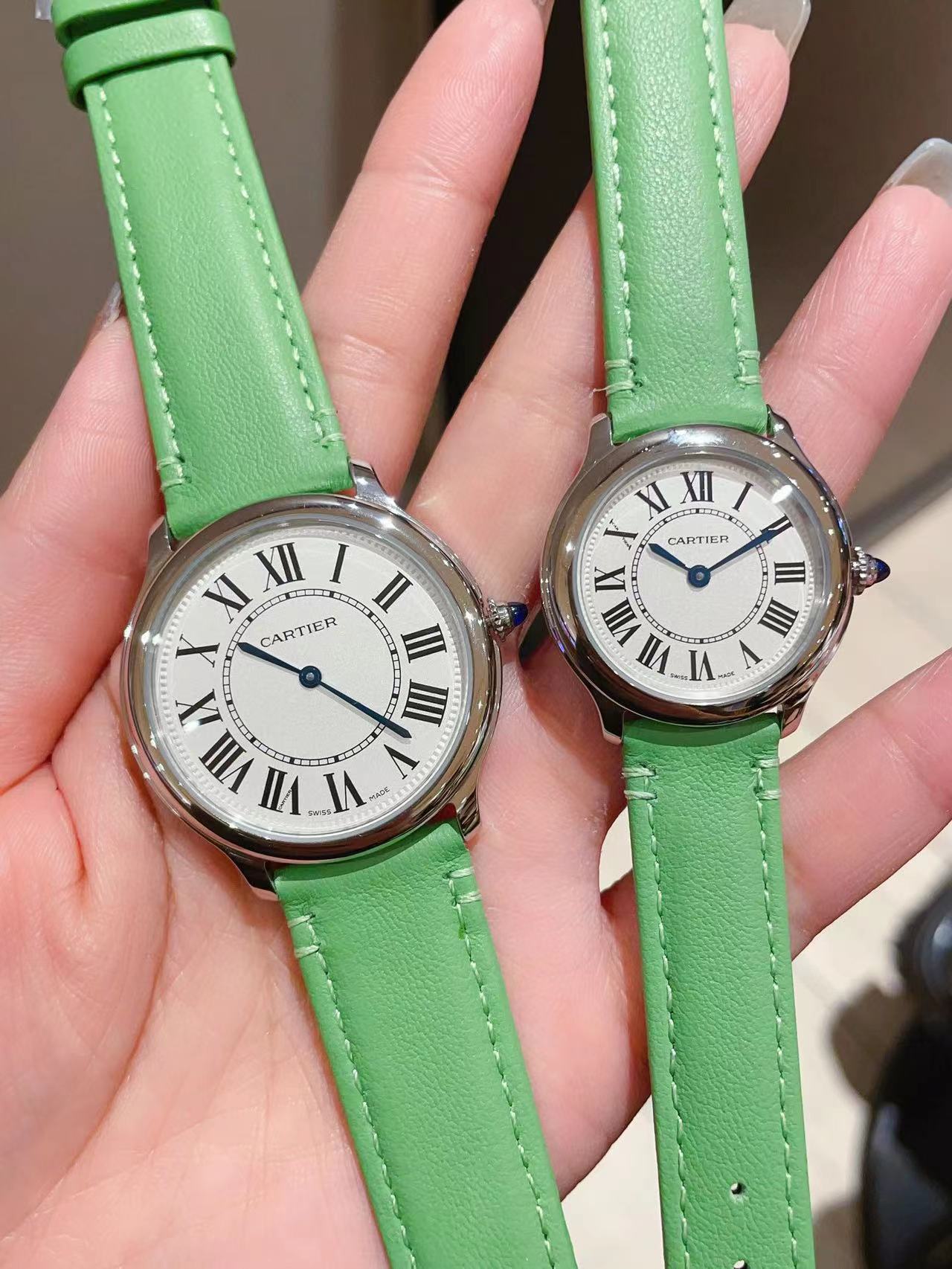 CART1ER ベルト ブルーバルーン レディース 腕時計【50％割引+送料無料】