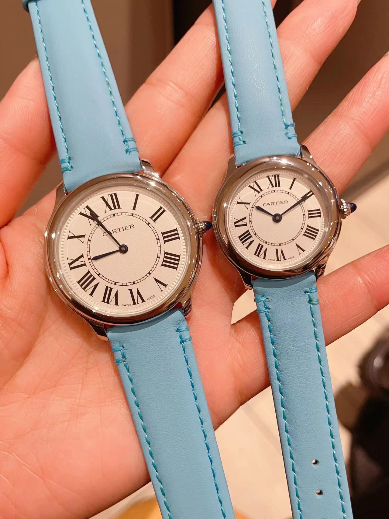 CART1ER ベルト ブルーバルーン レディース 腕時計【50％割引+送料無料】