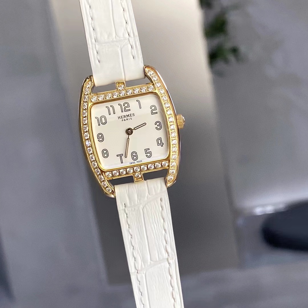 HERME5 スクエアダイヤモンド レディースウォッチ【50％割引+送料無料】