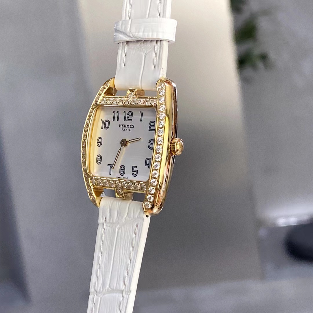 HERME5 スクエアダイヤモンド レディースウォッチ【50％割引+送料無料】