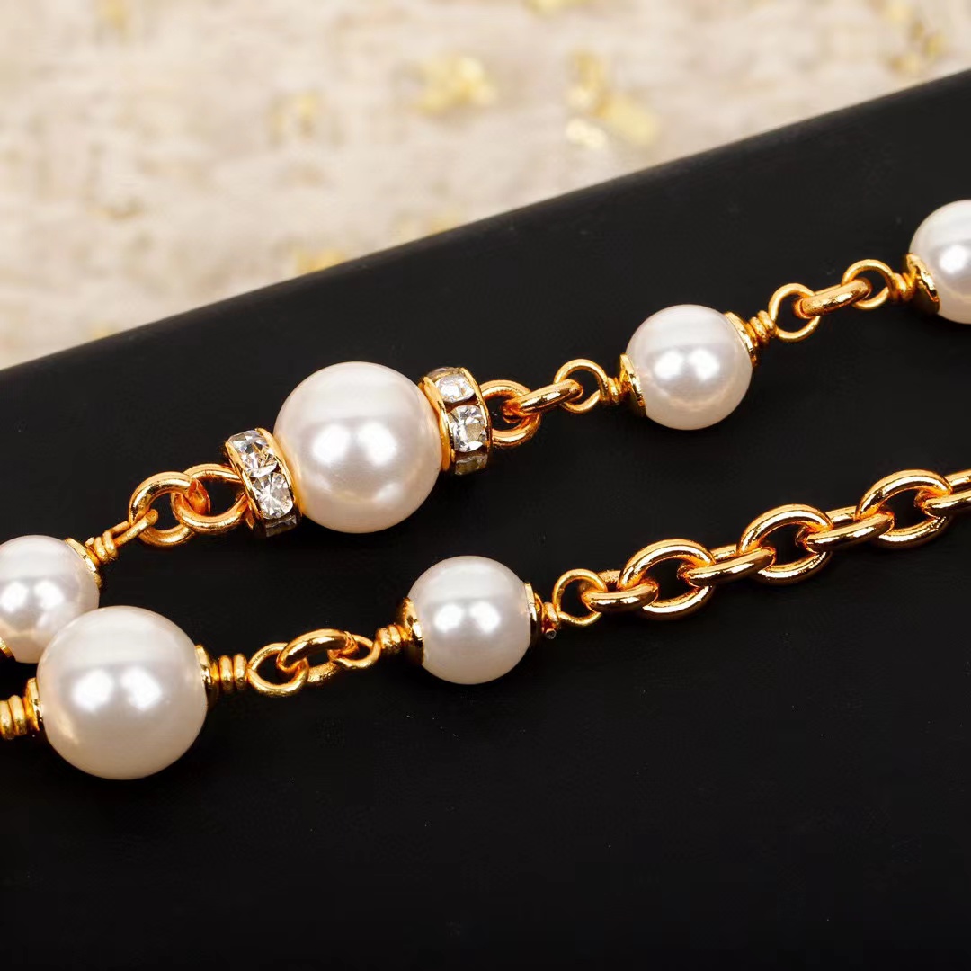 CHANE1 ハートパールネックレス【50％割引+送料無料】