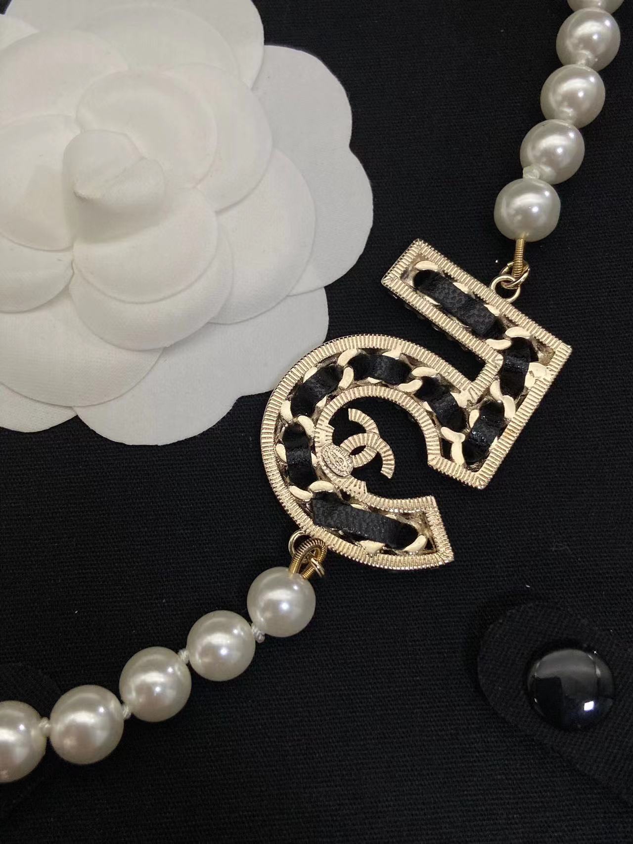 CHANE1 No.5 ラムスキンパールセーターチェーン【50％割引+送料無料】