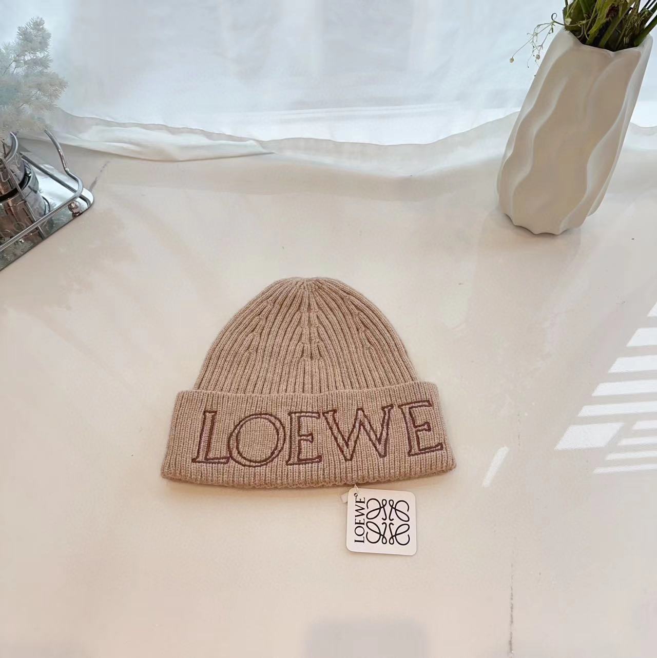 L0WEW 刺繍ニット帽【50％割引+送料無料】