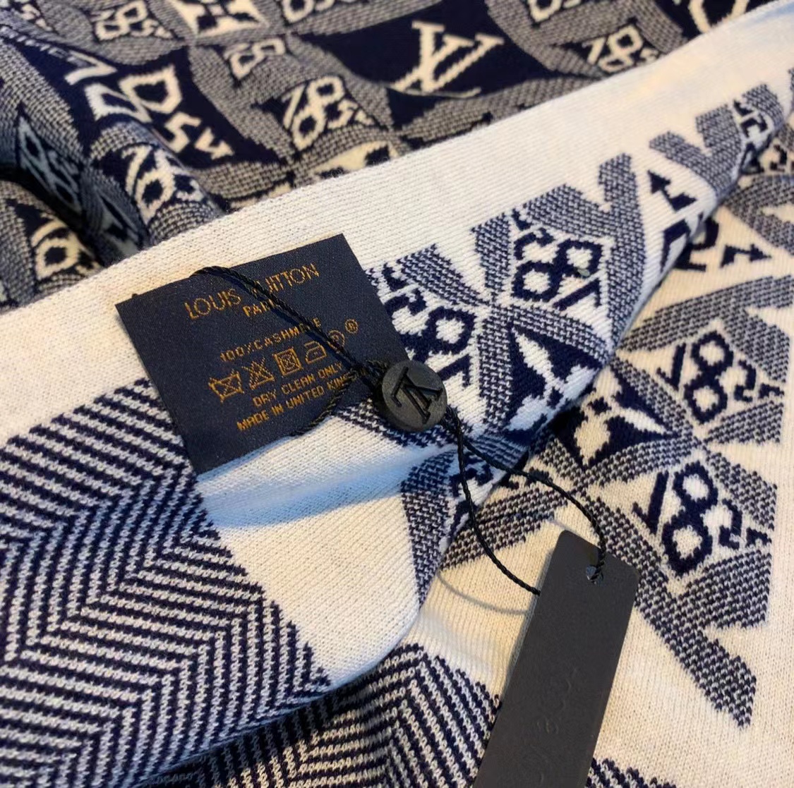 LV プリント ウール スカーフ【50％割引+送料無料】