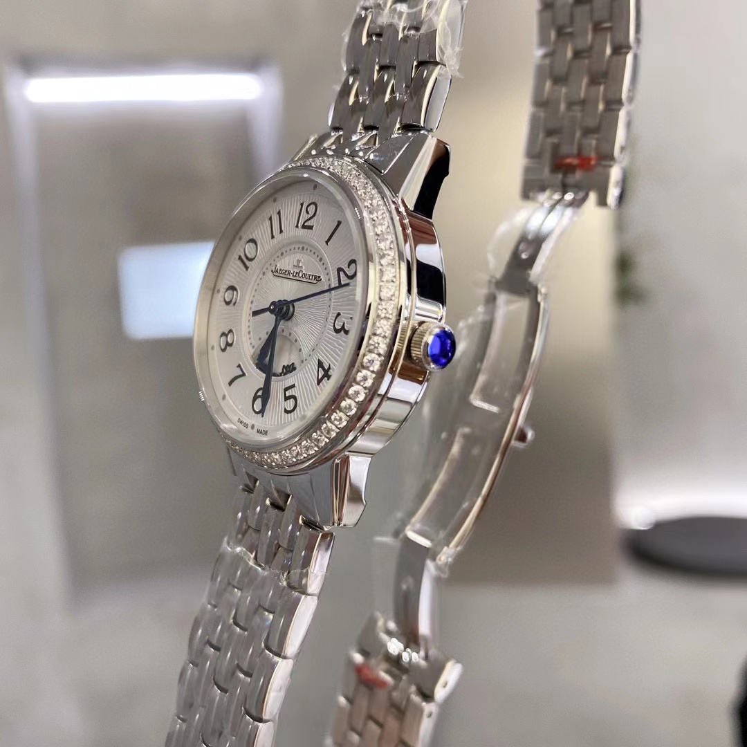 Jaeger -LeCou1tre メカニカルスチールバンドレディースウォッチ【50％割引+送料無料】