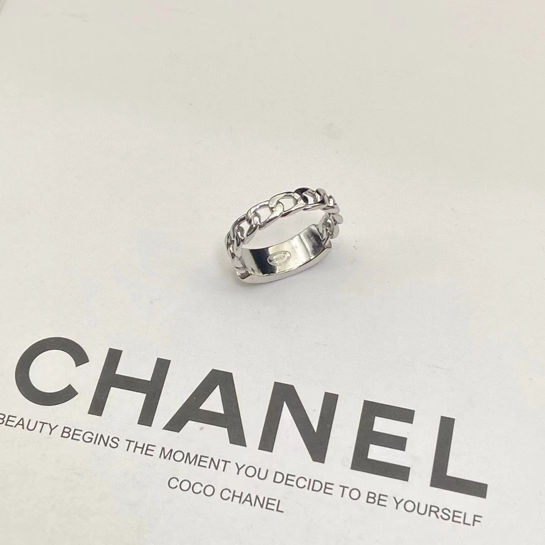 CHANE1レター中空ダイヤモンドリング【50％割引+送料無料】