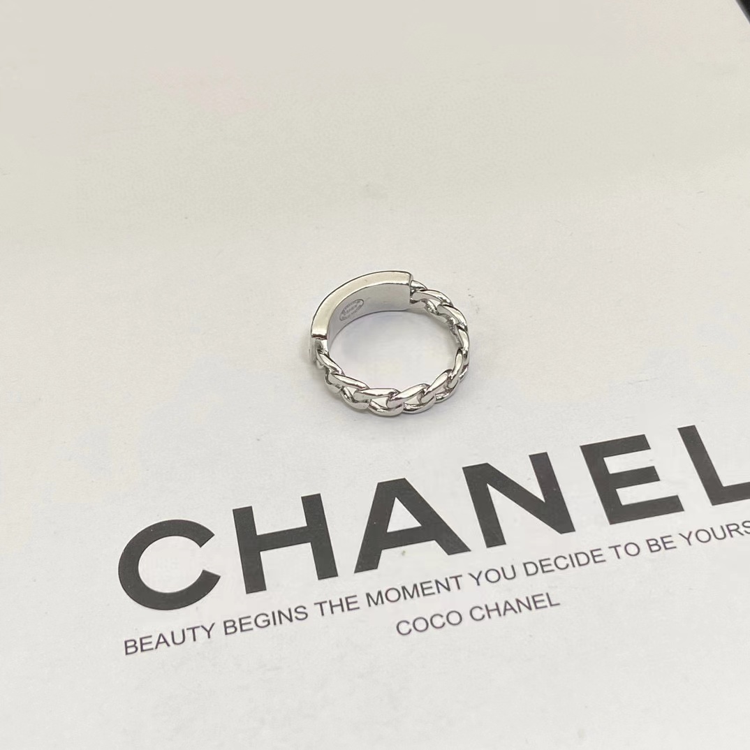 CHANE1レター中空ダイヤモンドリング【50％割引+送料無料】