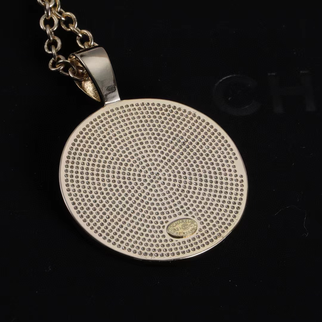 CHANE1 ダブルC ラウンドネックレス【50％割引+送料無料】