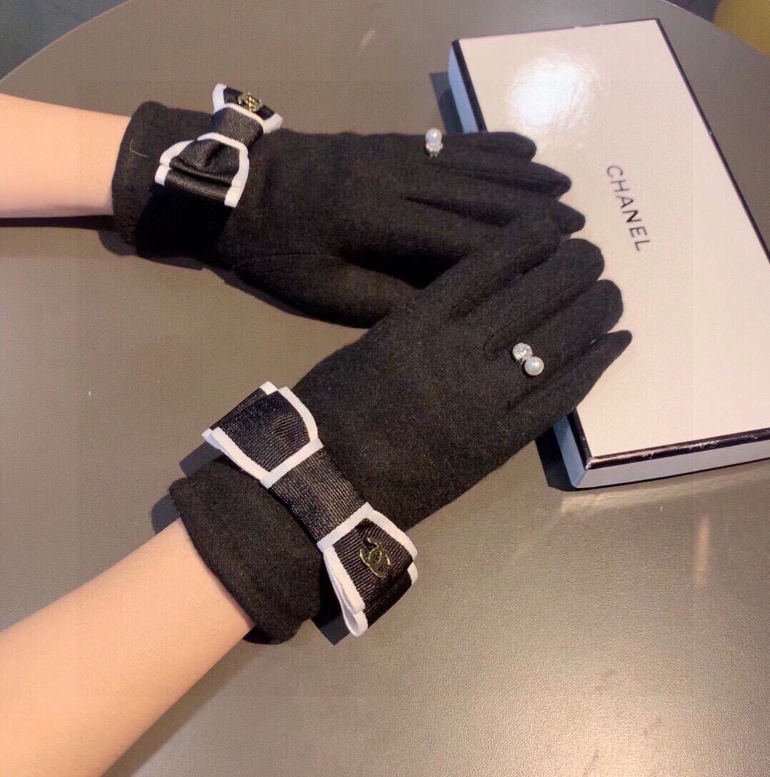 CHANE1 ウール ボウ パール グローブ【50％割引+送料無料】