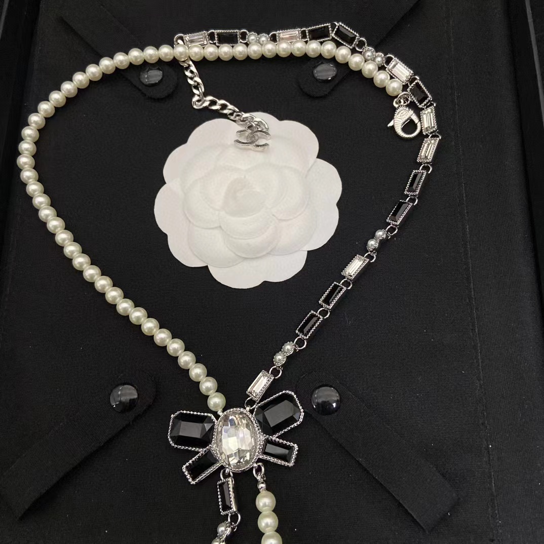 CHANE1 高品質の弓セーターチェーン【50％割引+送料無料】