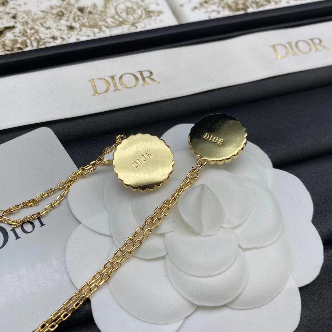 DI0R CD ラウンド パール ネックレス【50％割引+送料無料】