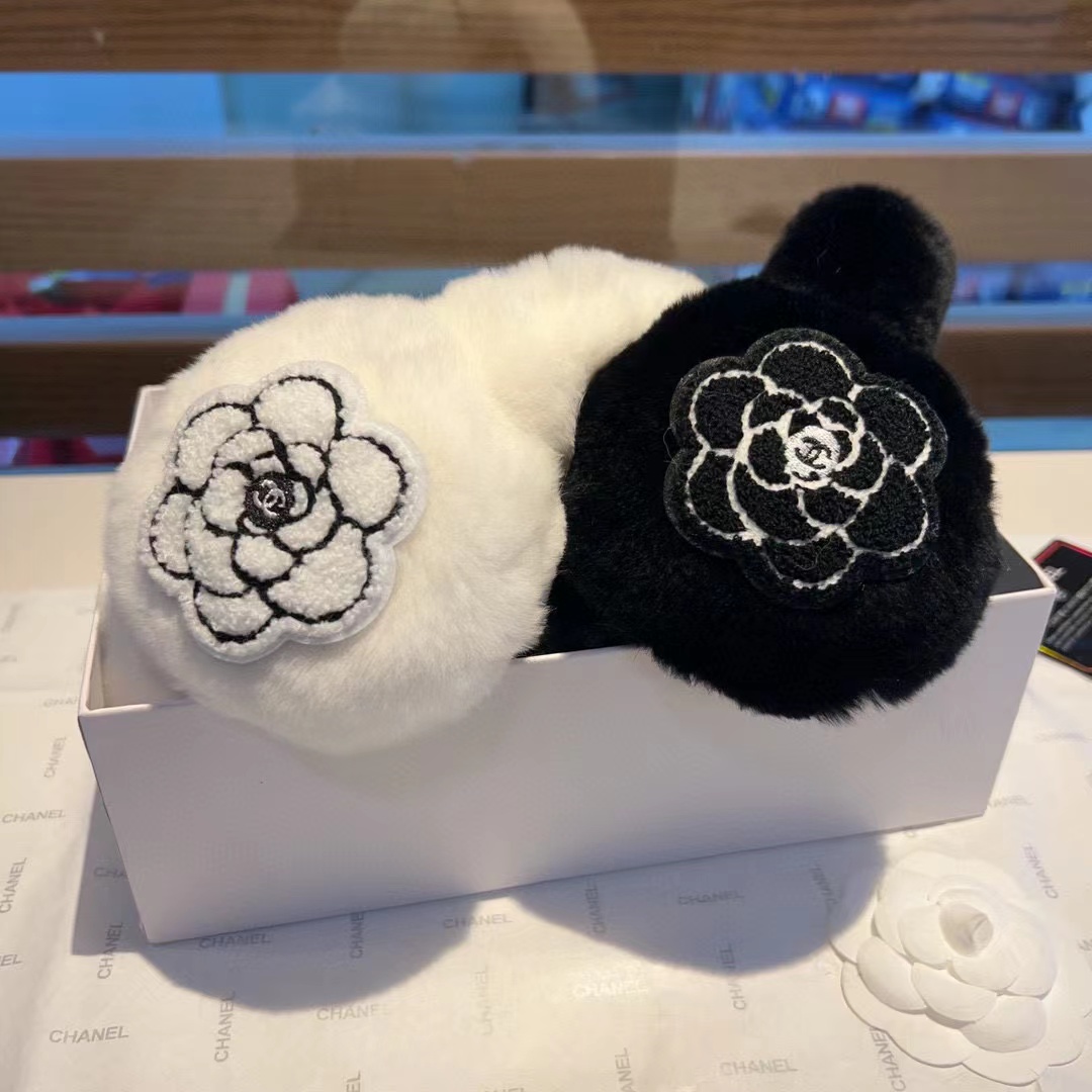 CHANE1 カメリア ファーリー イヤーマフ【50％割引+送料無料】